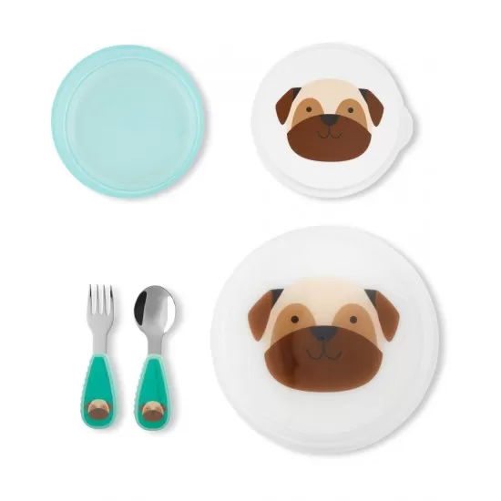 Set pentru pranz Skip Hop - Catelus Pug Set pentru pranz Skip Hop - Catelus Pug