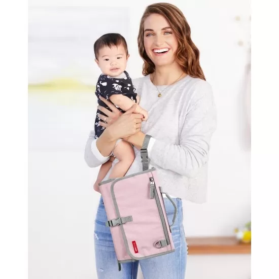Statie de schimbat - Pronto Signature Pink Heather Skip Hop Statie de schimbat - Pronto Signature Pink Heather Skip Hop