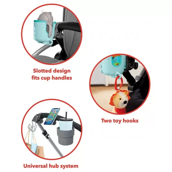 Suport universal de pahar pentru carucior Skip Hop Suport universal de pahar pentru carucior Skip Hop