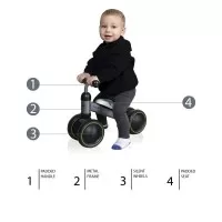 Bicicleta fara pedale Zopa Zooter Army