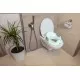 Reductor anatomic pentru toaleta cu colac inclus Zopa Coach Ice Green Reductor anatomic pentru toaleta cu colac inclus Zopa Coach Ice Green