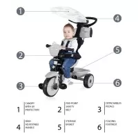 Tricicleta reglabila ZooGo Cow Zopa