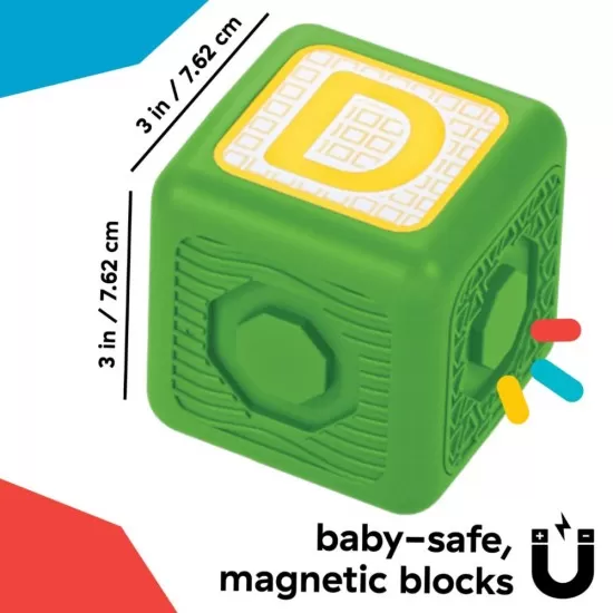 Blocuri magnetice de activitati Bridge & Learn Baby Einstein 15 piese Blocuri magnetice de activitati Bridge & Learn Baby Einstein 15 piese