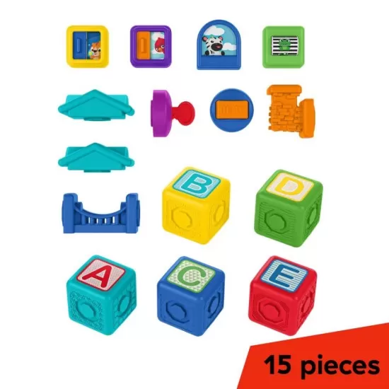 Blocuri magnetice de activitati Bridge & Learn Baby Einstein 15 piese Blocuri magnetice de activitati Bridge & Learn Baby Einstein 15 piese