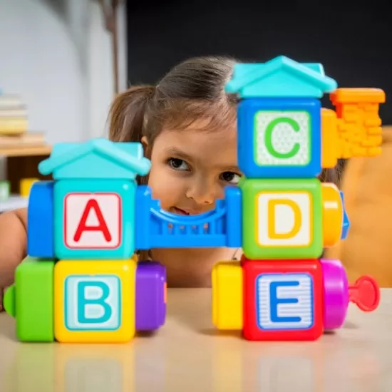Blocuri magnetice de activitati Bridge & Learn Baby Einstein 15 piese Blocuri magnetice de activitati Bridge & Learn Baby Einstein 15 piese