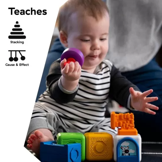 Blocuri magnetice de activitati Bridge & Learn Baby Einstein 15 piese Blocuri magnetice de activitati Bridge & Learn Baby Einstein 15 piese