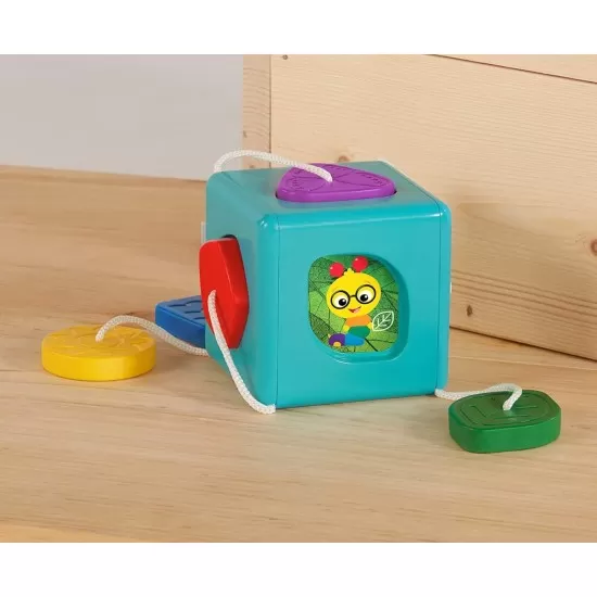 Jucarie bebelusi Baby Einstein - Cubul vesel Match and Grasp