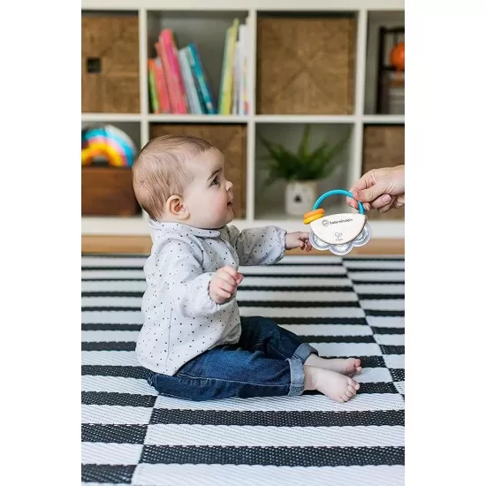 Jucarie mini tamburina din lemn Baby Einstein Jucarie mini tamburina din lemn Baby Einstein