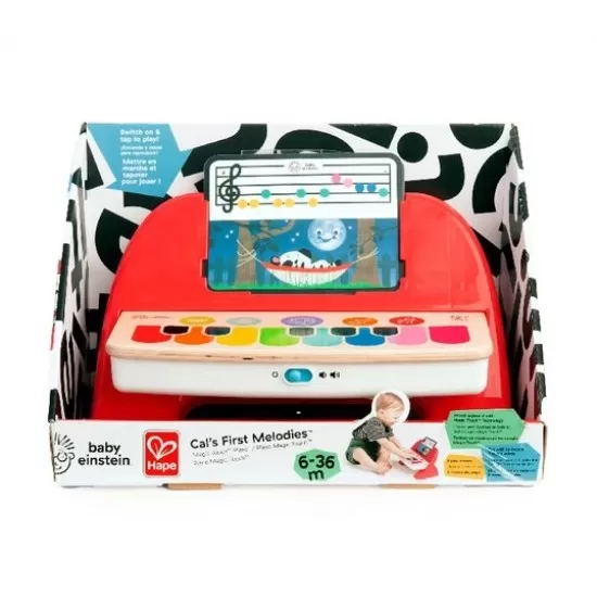 Jucarie muzicala de lemn Cal’s First Melodies Magic Touch Piano Baby Einstein