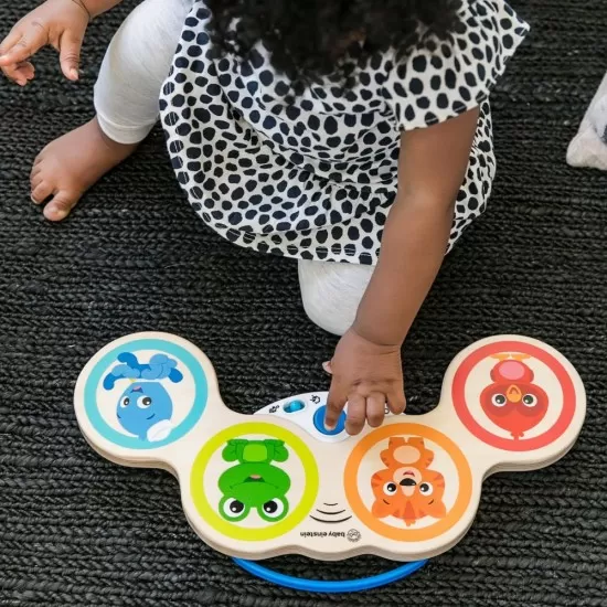 Jucarie muzicala de lemn Hape Magic Touch Drum Baby Einstein Jucarie muzicala de lemn Hape Magic Touch Drum Baby Einstein