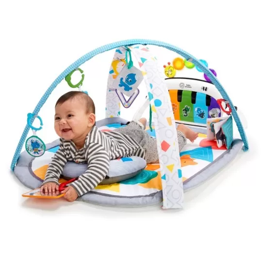 Salteluta de joaca 4 in 1 Kickin Tunes Baby Einstein Salteluta de joaca 4 in 1 Kickin Tunes Baby Einstein
