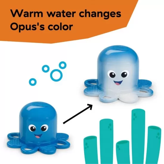 Set de pahare senzoriale pentru stivuire si scurgere Ocean Explorers Opuss Baby Einstein