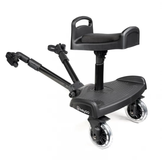 Adaptor carucior WeGo pentru al doilea copil, cu scaun inclus, BabyGo Adaptor carucior WeGo pentru al doilea copil, cu scaun inclus, BabyGo