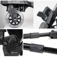 Adaptor carucior WeGo pentru al doilea copil, cu scaun inclus, BabyGo
