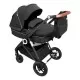 Carucior 3 in 1 Air Halime black – cadru Black BabyGo Carucior 3 in 1 Air Halime black – cadru Black BabyGo