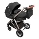 Carucior 3 in 1 Air Halime black – cadru Gold BabyGo Carucior 3 in 1 Air Halime black – cadru Gold BabyGo