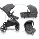 Carucior 3 in 1 Halime – cadru Black BabyGo Carucior 3 in 1 Halime – cadru Black BabyGo