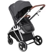 Carucior 3 in 1 Halime – cadru Silver BabyGo