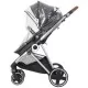 Carucior 3 in 1 Halime – cadru Silver BabyGo Carucior 3 in 1 Halime – cadru Silver BabyGo