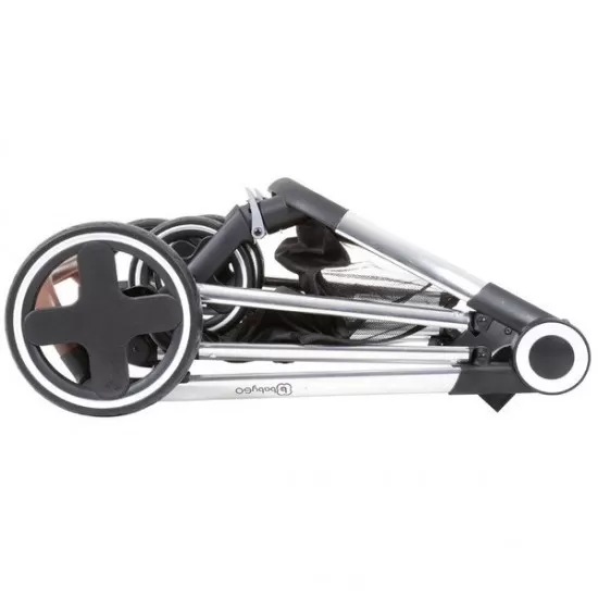Carucior 3 in 1 Halime – cadru Silver BabyGo Carucior 3 in 1 Halime – cadru Silver BabyGo