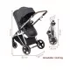 Carucior 3 in 1 Halime – cadru Silver BabyGo Carucior 3 in 1 Halime – cadru Silver BabyGo