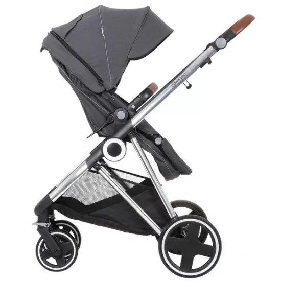 Carucior 3 in 1 Halime – cadru Silver BabyGo Carucior 3 in 1 Halime – cadru Silver BabyGo