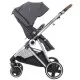 Carucior 3 in 1 Halime – cadru Silver BabyGo Carucior 3 in 1 Halime – cadru Silver BabyGo