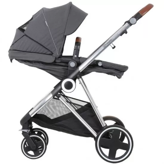 Carucior 3 in 1 Halime – cadru Silver BabyGo Carucior 3 in 1 Halime – cadru Silver BabyGo