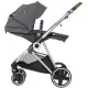 Carucior 3 in 1 Halime – cadru Silver BabyGo Carucior 3 in 1 Halime – cadru Silver BabyGo