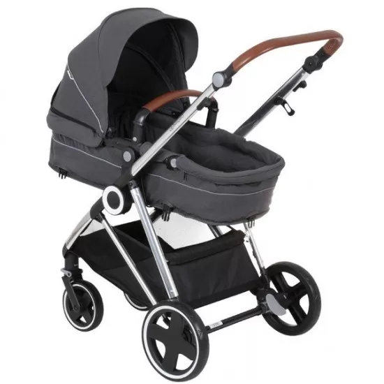 Carucior 3 in 1 Halime – cadru Silver BabyGo Carucior 3 in 1 Halime – cadru Silver BabyGo