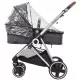 Carucior 3 in 1 Halime – cadru Silver BabyGo Carucior 3 in 1 Halime – cadru Silver BabyGo