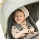 Carucior 3 in 1 BabyGo Harmony Grey cu maner reglabil pe inaltime, cadru Black Carucior 3 in 1 BabyGo Harmony Grey cu maner reglabil pe inaltime, cadru Black