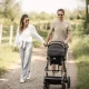 Carucior 3 in 1 BabyGo Harmony Grey cu maner reglabil pe inaltime, cadru Black Carucior 3 in 1 BabyGo Harmony Grey cu maner reglabil pe inaltime, cadru Black