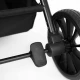 Carucior 3 in 1 BabyGo Harmony Grey cu maner reglabil pe inaltime, cadru Black Carucior 3 in 1 BabyGo Harmony Grey cu maner reglabil pe inaltime, cadru Black
