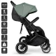BabyGo - Carucior pliabil pentru gemeni GoTwice, Green BabyGo - Carucior pliabil pentru gemeni GoTwice, Green