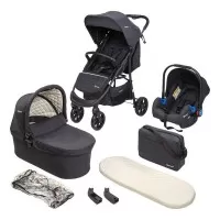 Carucior Style 3 in 1 Black BabyGo