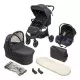 Carucior Style 3 in 1 Black BabyGo Carucior Style 3 in 1 Black BabyGo