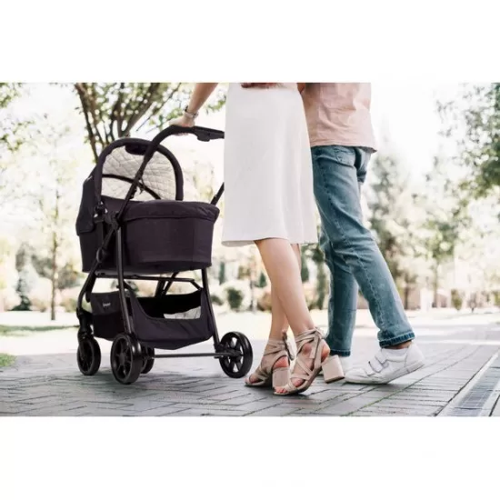 Carucior Style 3 in 1 Black BabyGo Carucior Style 3 in 1 Black BabyGo
