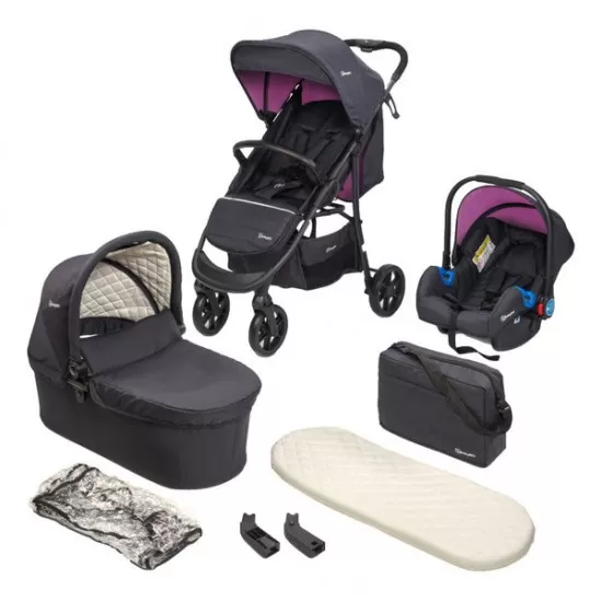 Carucior Style 3 in 1 Rosa BabyGo