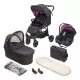 Carucior Style 3 in 1 Rosa BabyGo