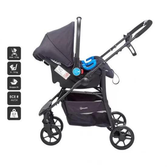 Carucior Style 3 in 1 Rosa BabyGo