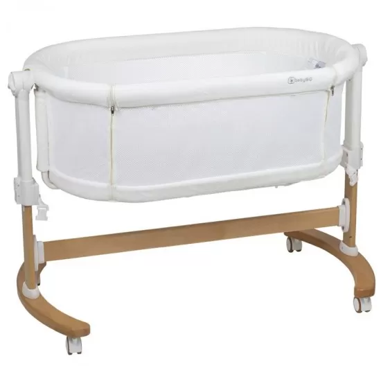 Patut co-sleeper 2 in 1 BabyGo Amila Creme Patut co-sleeper 2 in 1 BabyGo Amila Creme