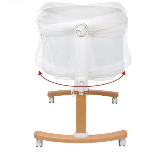Patut co-sleeper 2 in 1 BabyGo Amila Creme Patut co-sleeper 2 in 1 BabyGo Amila Creme