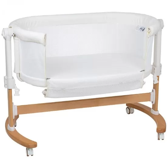 Patut co-sleeper 2 in 1 BabyGo Amila Creme Patut co-sleeper 2 in 1 BabyGo Amila Creme