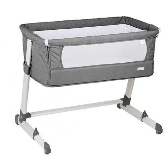 Patut co-sleeper 2 in 1 Together Grey BabyGo Patut co-sleeper 2 in 1 Together Grey BabyGo