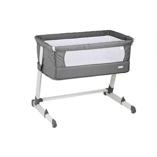 Patut co-sleeper 2 in 1 Together Grey BabyGo Patut co-sleeper 2 in 1 Together Grey BabyGo