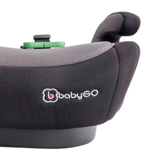 Inaltator auto booster BabyGo Bursa IV Black, 125-150 cm, certificat R129