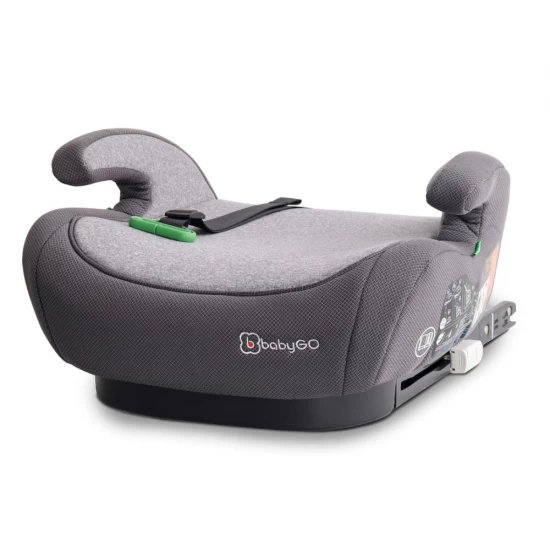 Inaltator auto booster BabyGo i-Size Bursa IV Grey, 125-150 cm, certificat R129 Inaltator auto booster BabyGo i-Size Bursa IV Grey, 125-150 cm, certificat R129