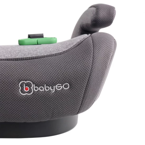 Inaltator auto booster BabyGo i-Size Bursa IV Grey, 125-150 cm, certificat R129 Inaltator auto booster BabyGo i-Size Bursa IV Grey, 125-150 cm, certificat R129