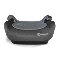 Inaltator auto boosterBabyGo i-Size, Melange Gray, 125-150 cm, certificat R129